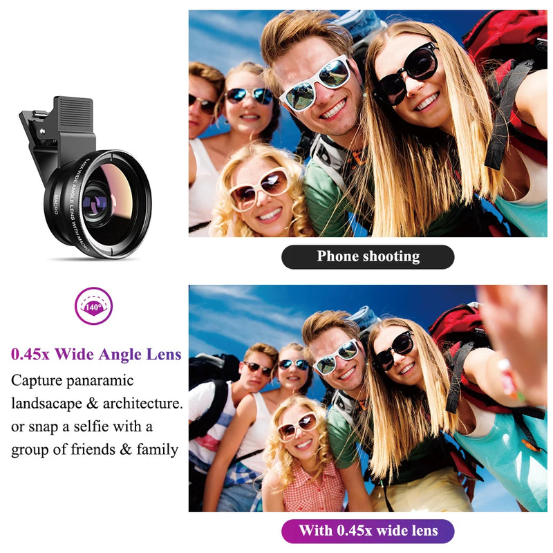 APEXEL Pro Lens Kit -  Elevate Your Mobile Photography to Professional Standards