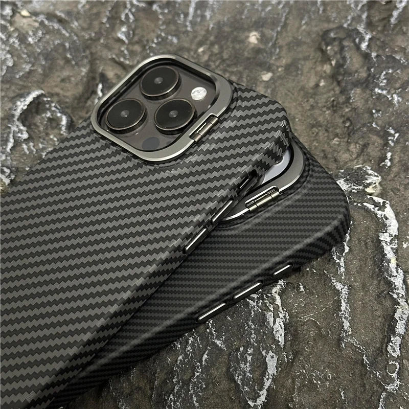 CarbonShield MagPro  - Premium Protection with Integrated Support for iPhone