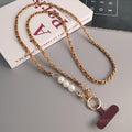 GlamStrap Luxe  - Pearl Chain Phone Lanyard for smartphone