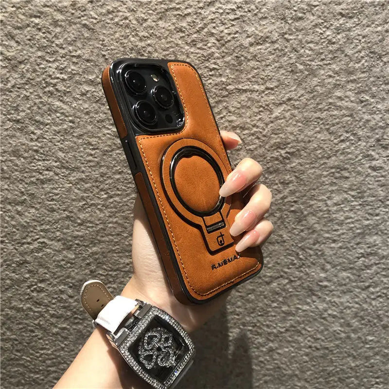 RMBMAX Luxury Leather Magnetic Case