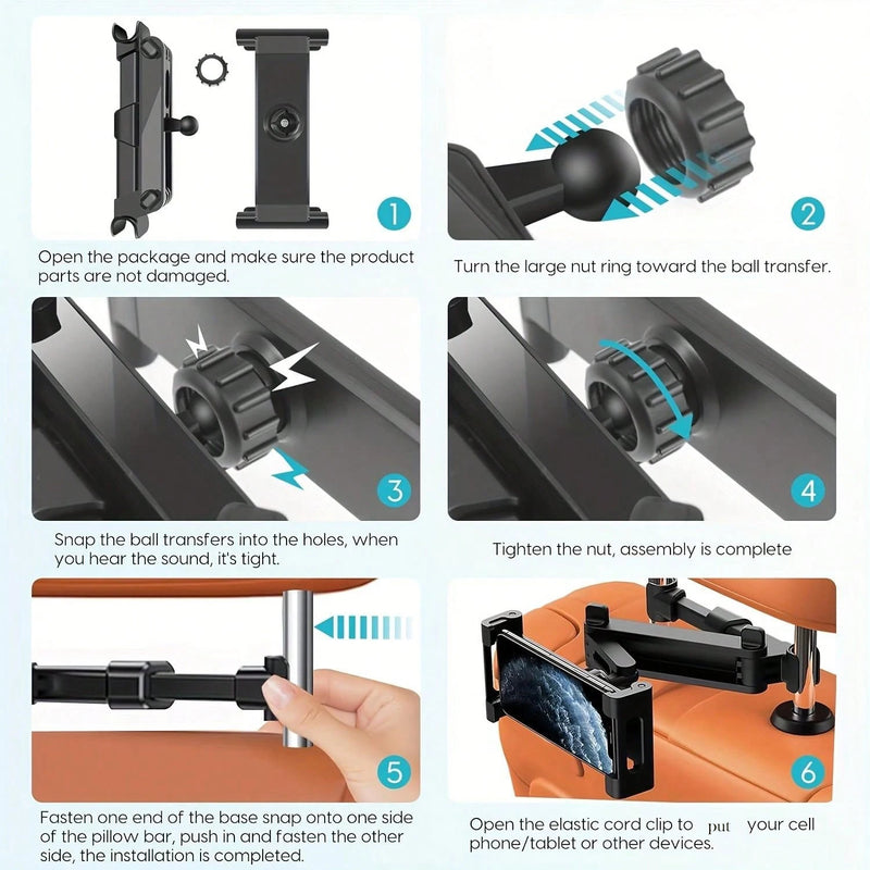 FreedomMount - Headrest Tablet Holder – The Perfect Hands-Free Experience