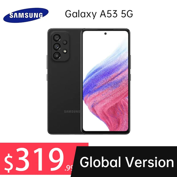 Global Version Galaxy A53 5G Smartphone Android Exynos 1280 Octa-core 120Hz Super AMOLED 500