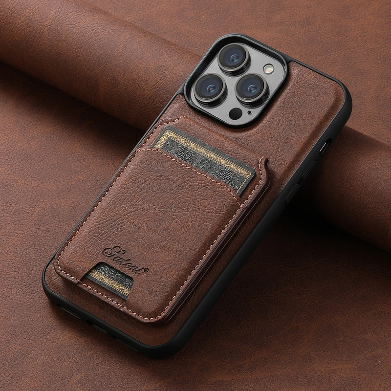 SUTENI Wallet Phone Case - Ultimate Convenience and Protection for Your iPhone