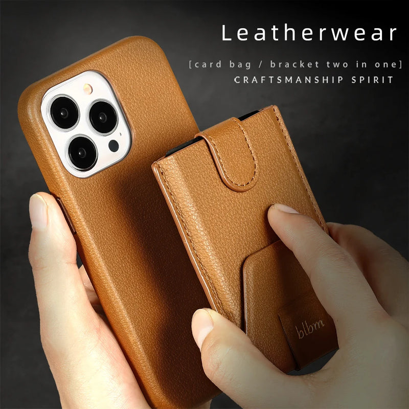 Clearance Sale: Leather Magsafe Phone Case - Style and Functionality Combined