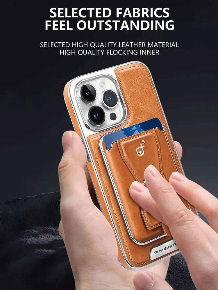 Wallet Stand Leather Phone Case - Style Meets Functionality