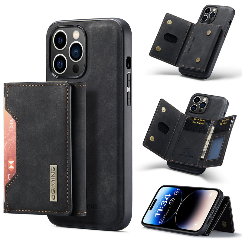 DG MING 2-in-1 Magnetic Wallet Case - The Ultimate Protection and Convenience for Your iPhone