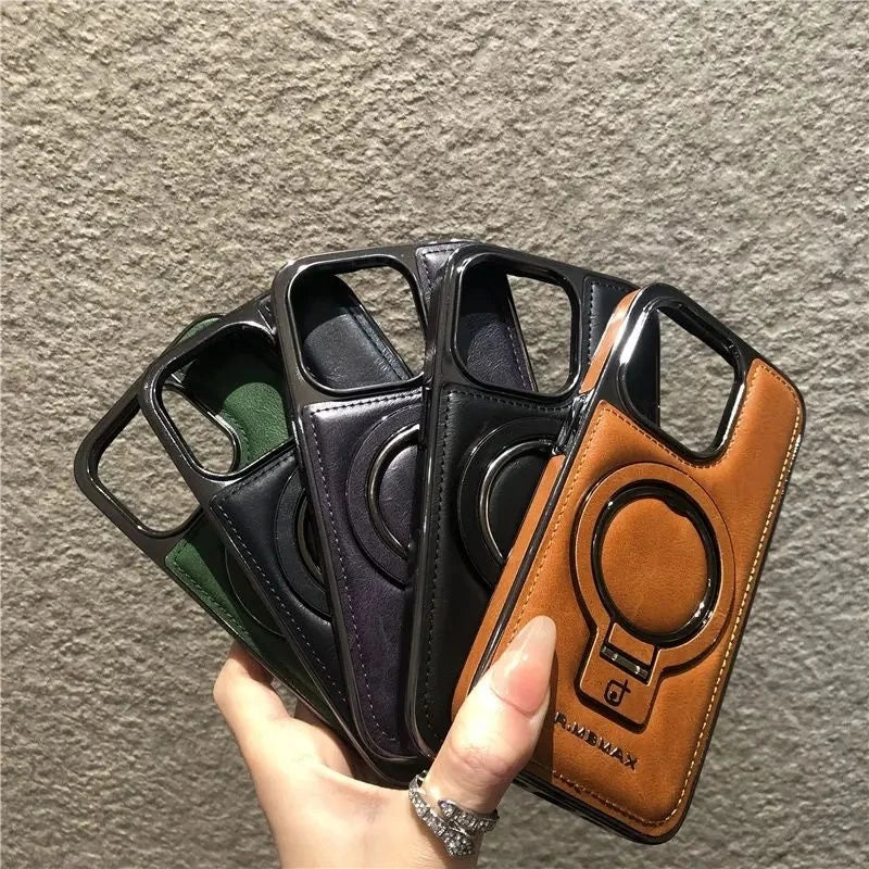 RMBMAX Luxury Leather Magnetic Case