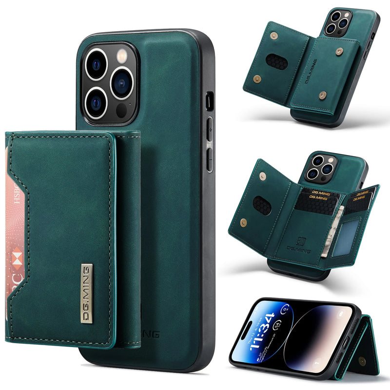 DG MING 2-in-1 Magnetic Wallet Case - The Ultimate Protection and Convenience for Your iPhone