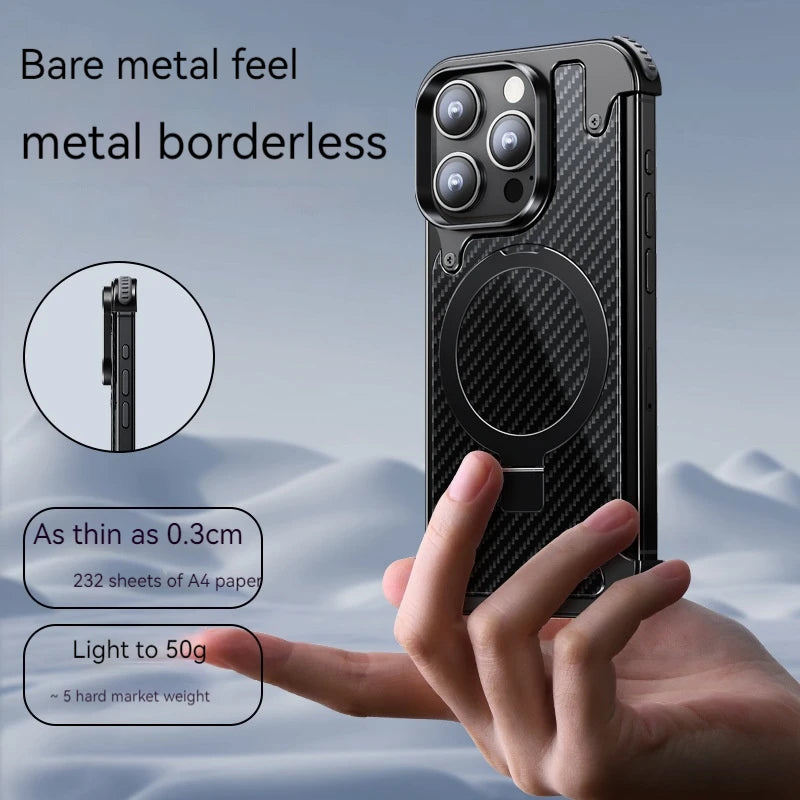 MagniShield Pro-Case for iPhone 15/14 ProMax with carbon fiber