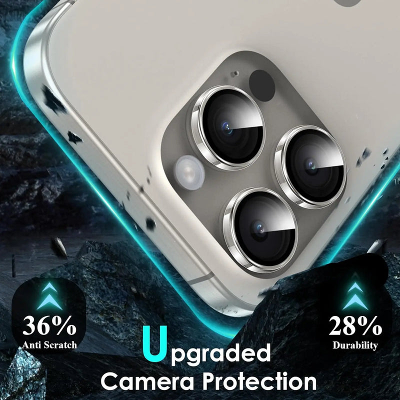 Camera Lens Protector Cover for iPhone Series, Tempered Glass Protection Accessories