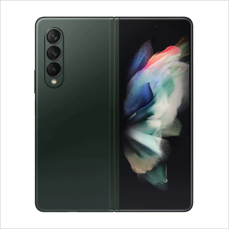 Original Samsung Galaxy Z Fold 3 Fold3 5G F926U/U1 7.6" AMOLED 12GB RAM 256/512GB ROM Snapdragon NFC 98% New Unlocked Cell Phone