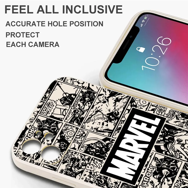 Avengers Icon Phone Case - Luxury Marvel Logo Case for Samsung Galaxy S24 Ultra and More