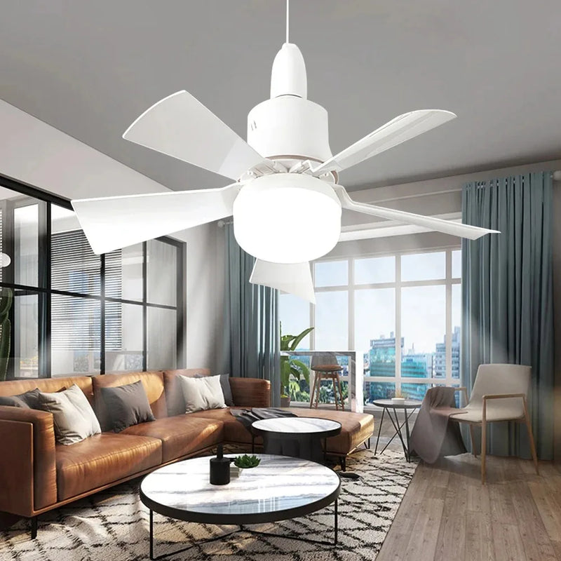 BreezeGlow Pro - 2-in-1 Fan & LED Light for Modern Comfort