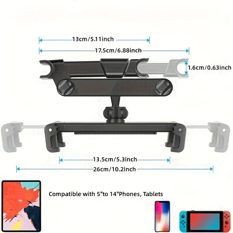 FreedomMount - Headrest Tablet Holder – The Perfect Hands-Free Experience