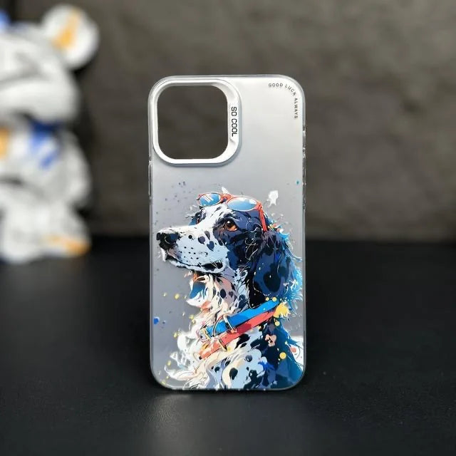 WildGraff iPhone Case Collection - Personalized graffiti small animal anti-drop Silicone Material