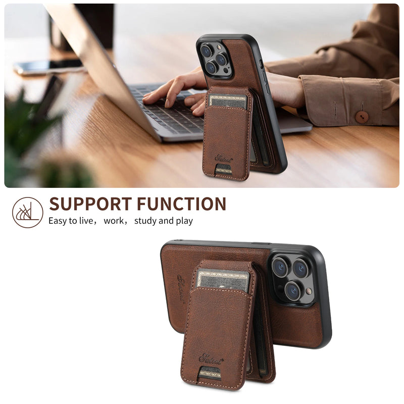 SUTENI Wallet Phone Case - Ultimate Convenience and Protection for Your iPhone