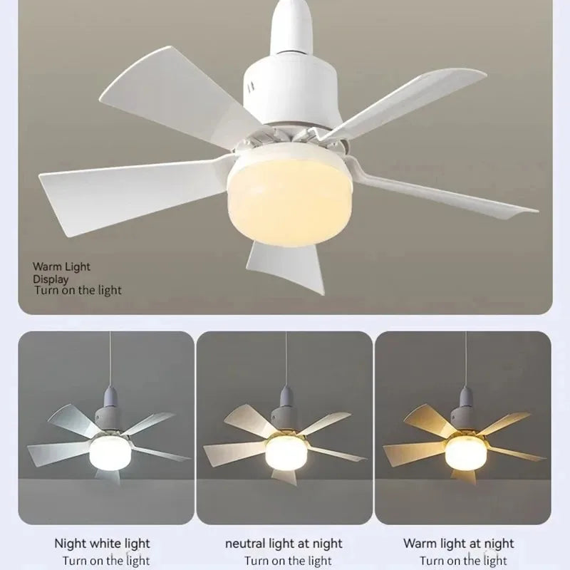 BreezeGlow Pro - 2-in-1 Fan & LED Light for Modern Comfort