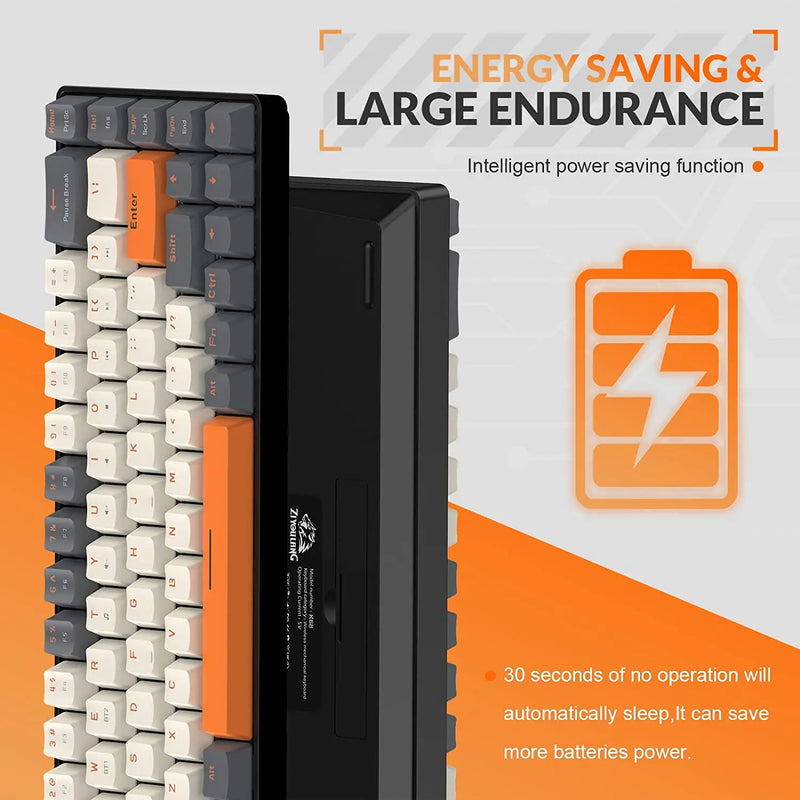 K68 Dual-Mode Compact Keyboard - The ultimate blend of performance, ergonomics, and versatility for all your devices.