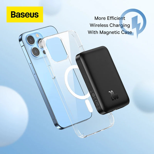 MagniCharge Pro: Baseus 6000mAh/10000mAh Magnetic Wireless Power Bank