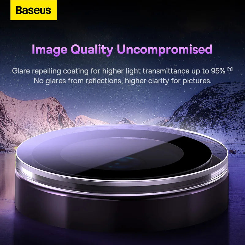 Baseus Camera Lens Protector Glass For iPhone 14 13 Pro Max 13 Mini Back Lens Cap For iPhone 14 Plus Full Cover Protective Case