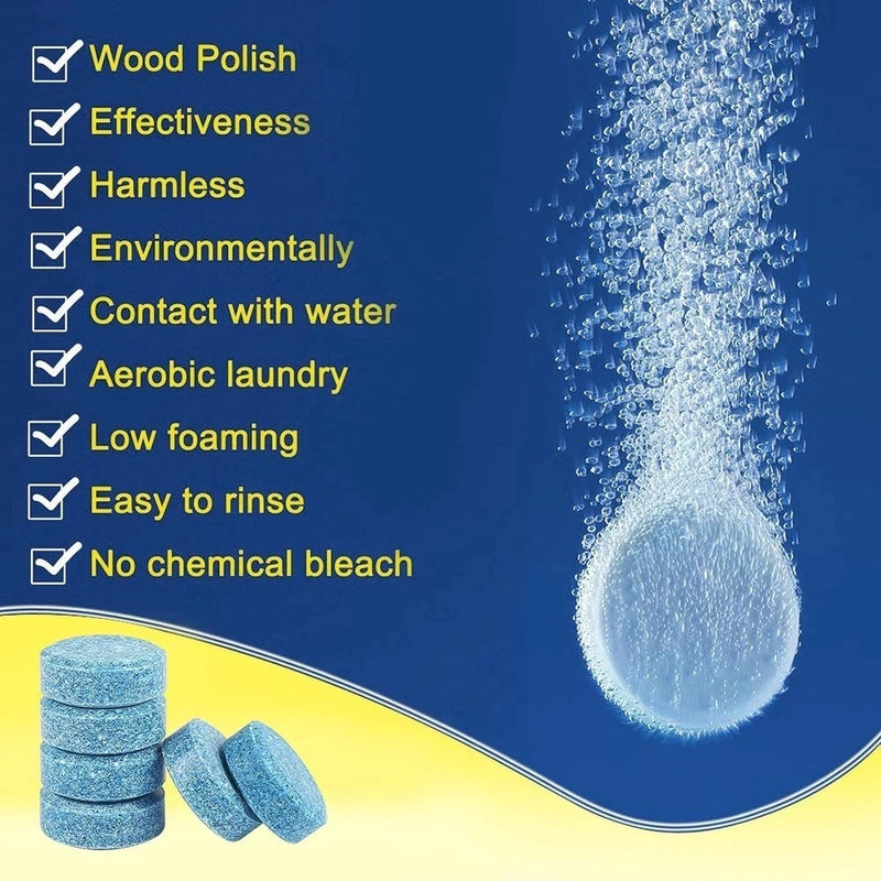 CrystalClean Tablets - Effortless Clarity for Every Drive